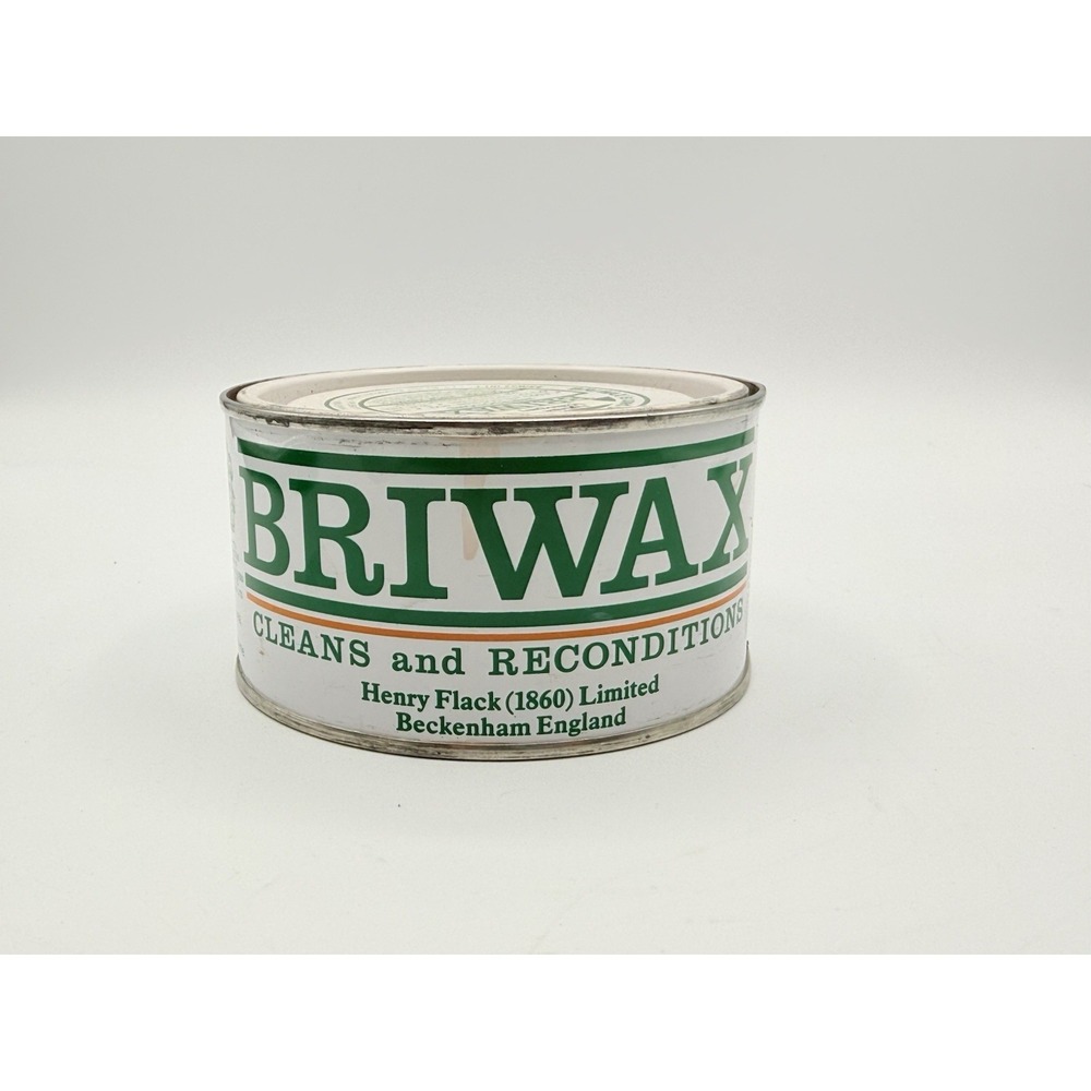 Original BRIWAX Antique Mahogany Wax Polish Cleans Stains & Polishes 1 Lb